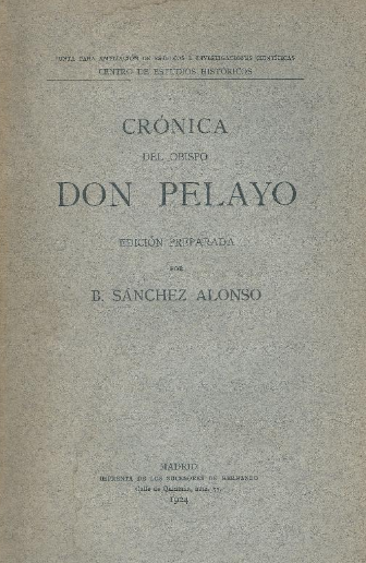 Crónica del obispo don Pelayo