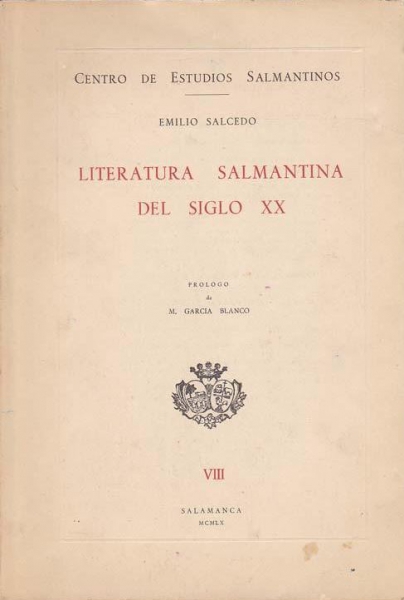 Literatura salmantina del siglo XX