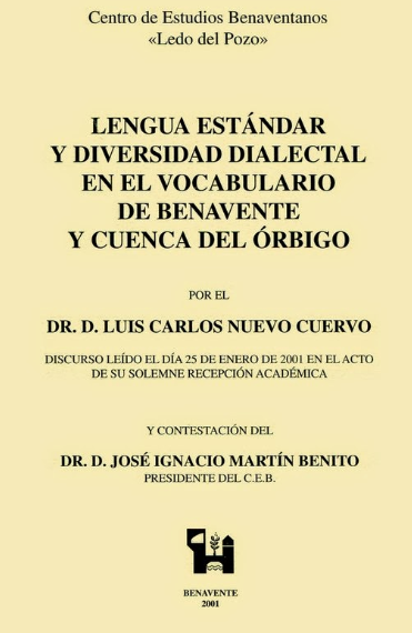 Lengua estándar y diversidad dialectal en el vocabulario de Benavente y cuenca del Órbigo