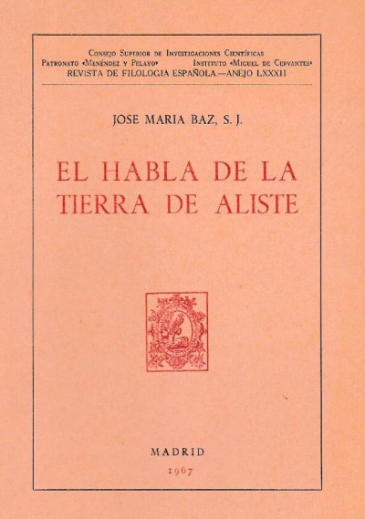 El habla de la Tierra de Aliste