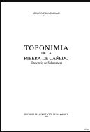 Toponimia de la Ribera de Cañedo (provincia de Salamanca)