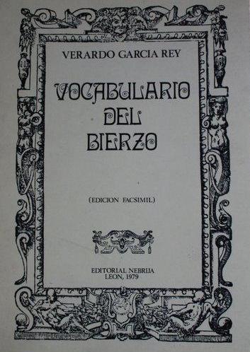 Vocabulario del Bierzo