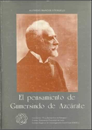 El pensamiento de Gumersindo de Azcárate