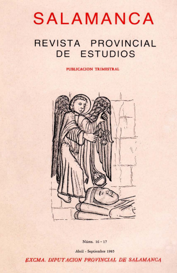 El testamento de Isabel de Solís (1617) y algunos aspectos de la historia y de la religiosidad de Salamanca. Primer cuarto del siglo XVII