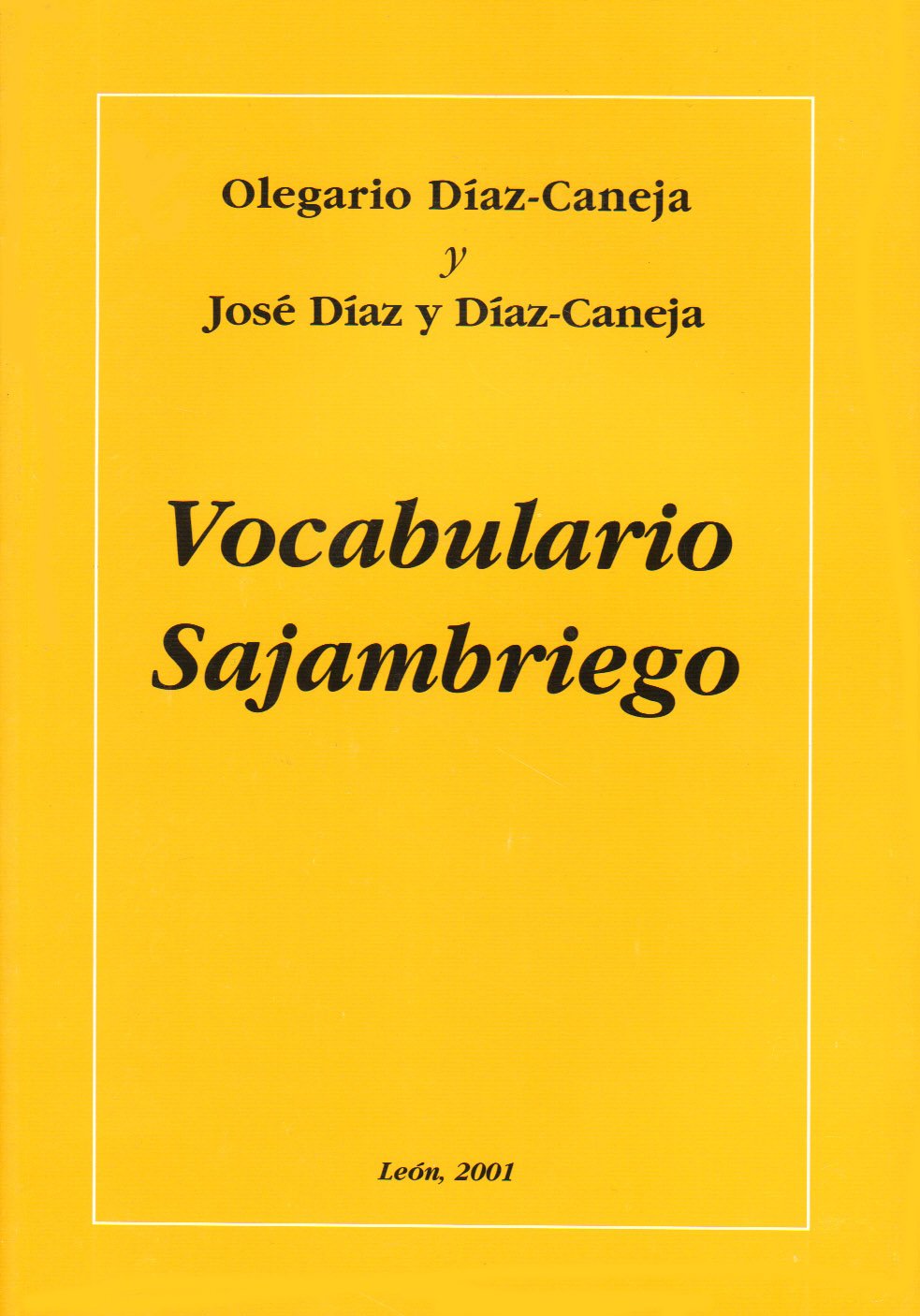 Vocabulario sajambriego