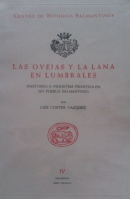 Las ovejas y la lana en Lumbrales