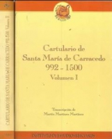 Cartulario de Santa María de Carracedo. I. 992-1500