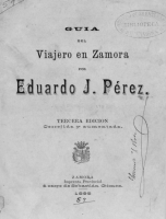 Guía del viajero en Zamora