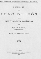 Orígenes del reino de León y de sus instituciones políticas