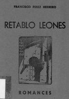 Retablo leonés: romances