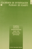 Zamora: elementos socio-económicos para una planificación provincial